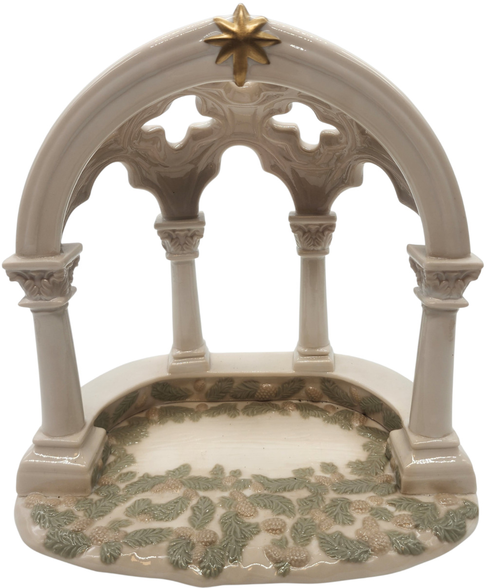 Grasslands Road Nativity Manger Kresh High Gloss Porcelain